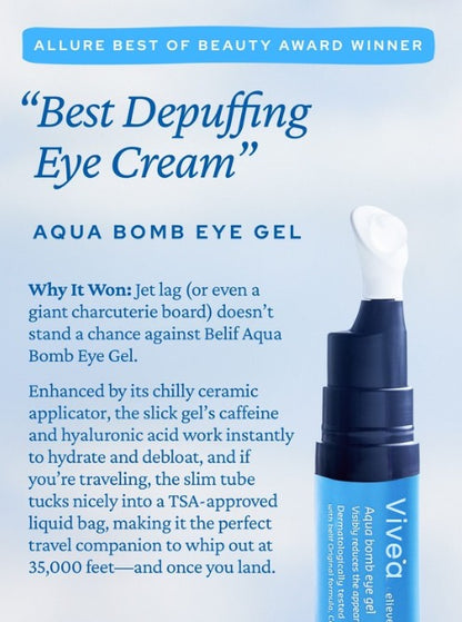 Vivea's Aqua Bomb Gel - Eye hydrating Gel